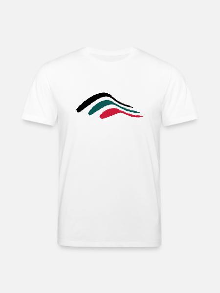 stripe bush_vec_3 - Stanley/Stella CREATOR Unisex Organic T-Shirt - white