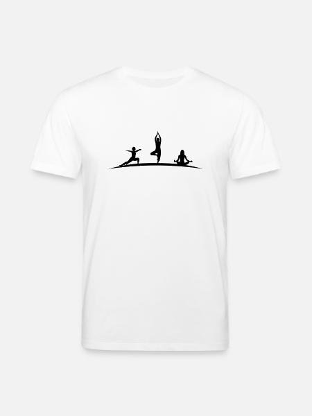 Frauen Yoga - Stanley/Stella Unisex Bio-T-Shirt CREATOR - Weiß