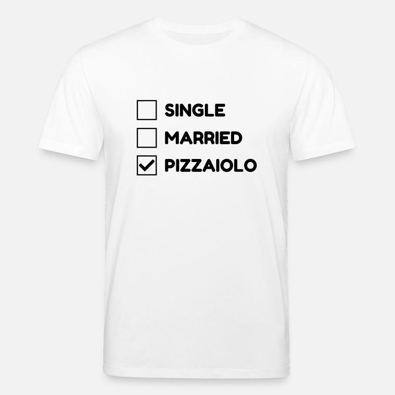 Pizza / pizzaiolo / Italien / Burger - Stanley/Stella Unisex Bio-T-Shirt CREATOR  - Weiß