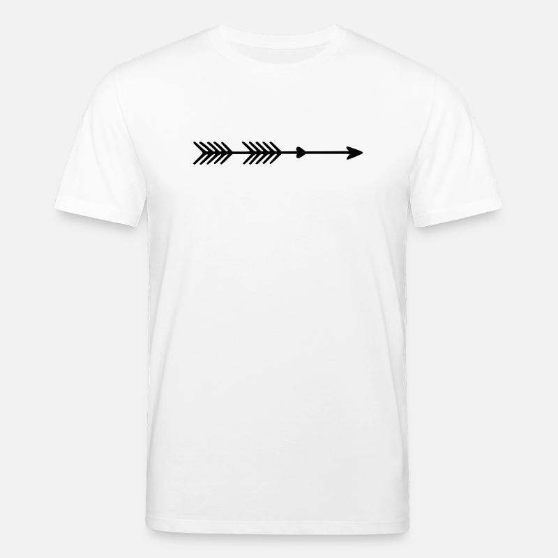 Flèche droite - T-shirt bio CREATOR Stanley/Stella Unisexe - blanc