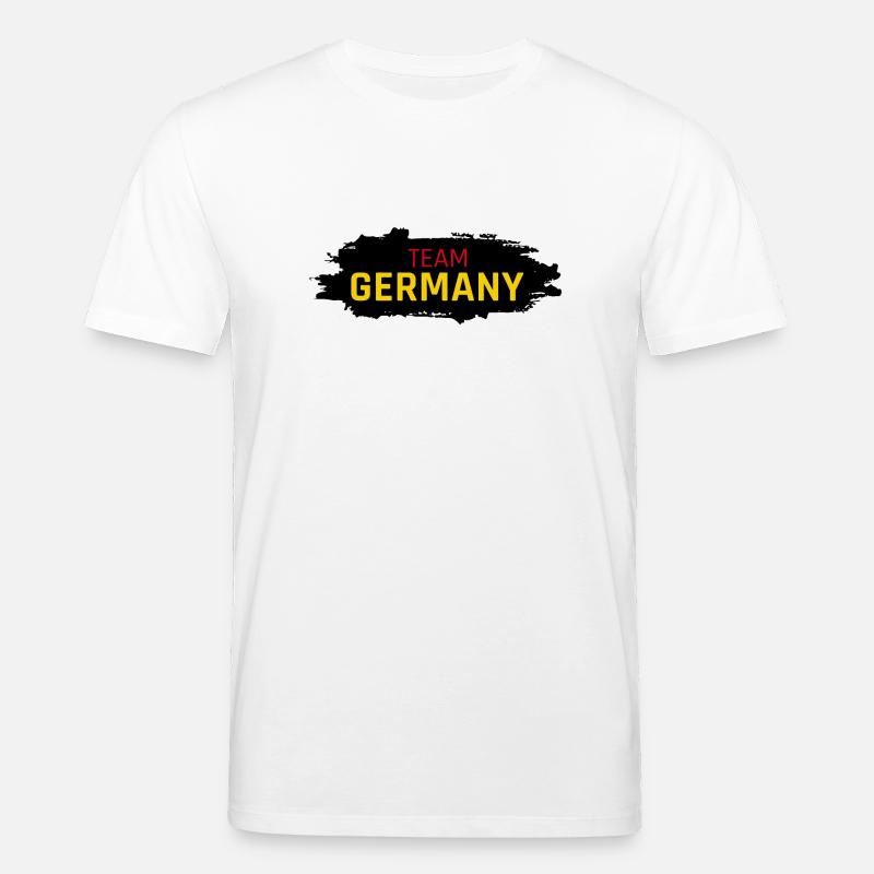 Team Germany Button - Stanley/Stella Unisex Bio-T-Shirt CREATOR  - Weiß