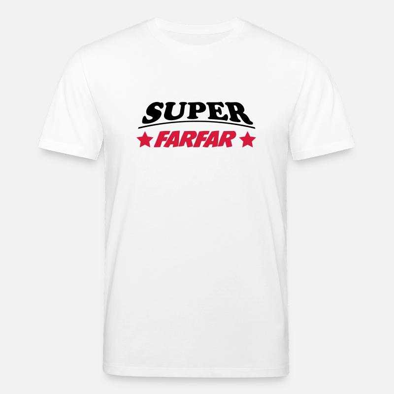Super farfar 111 - Stanley/Stella Unisex Bio-T-Shirt CREATOR  - Weiß
