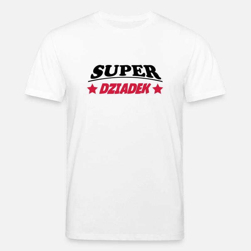 Super dziadek 111 - Stanley/Stella Unisex Bio-T-Shirt CREATOR  - Weiß