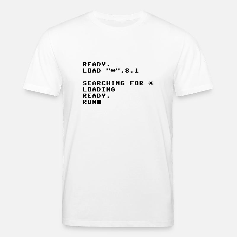 C64 Loading Screen - Retro - Brotkasten - Stanley/Stella Unisex Bio-T-Shirt CREATOR  - Weiß