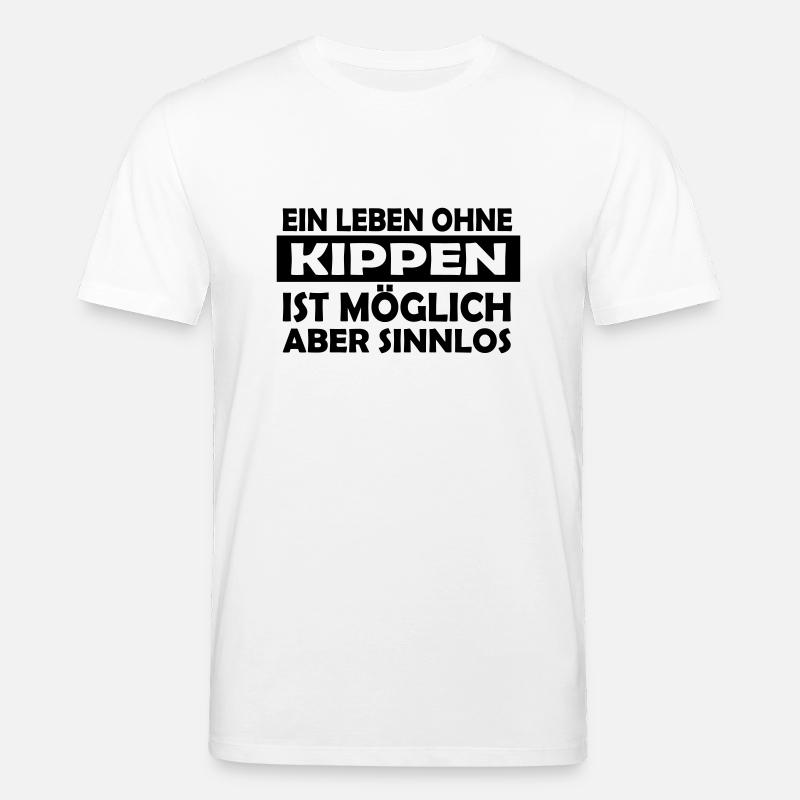 ein leben ohne kippen - Stanley/Stella Unisex Bio-T-Shirt CREATOR - Weiß