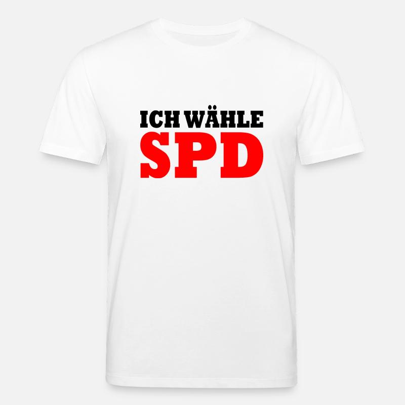 Ich wähle spd - Stanley/Stella Unisex Bio-T-Shirt CREATOR  - Weiß