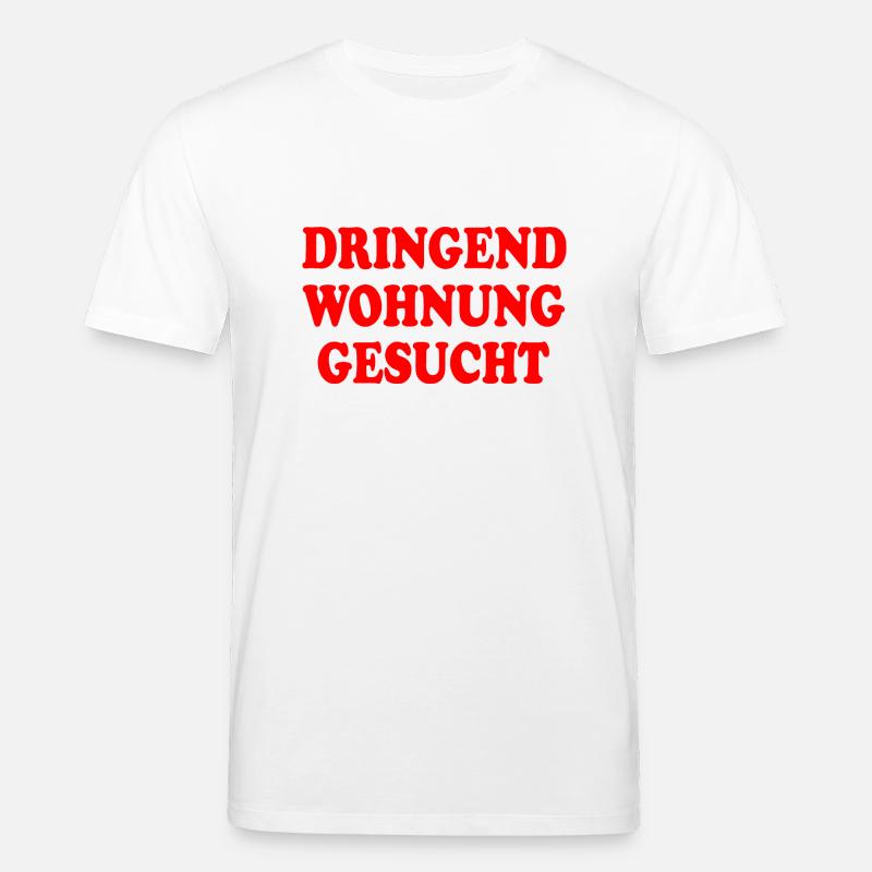 Dringend wohnung gesucht - Stanley/Stella Unisex Bio-T-Shirt CREATOR  - Weiß