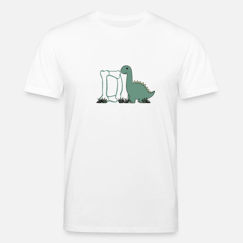 Lettre D - T-shirt bio CREATOR Stanley/Stella Unisexe - blanc