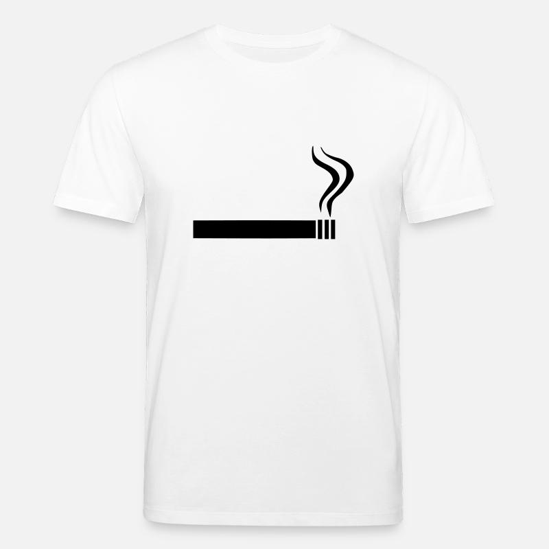 Zigarette - Rauchen - Stanley/Stella Unisex Bio-T-Shirt CREATOR  - Weiß