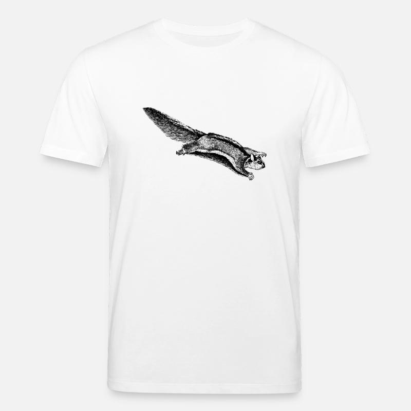 Gleithörnchen - Stanley/Stella Unisex Bio-T-Shirt CREATOR  - Weiß