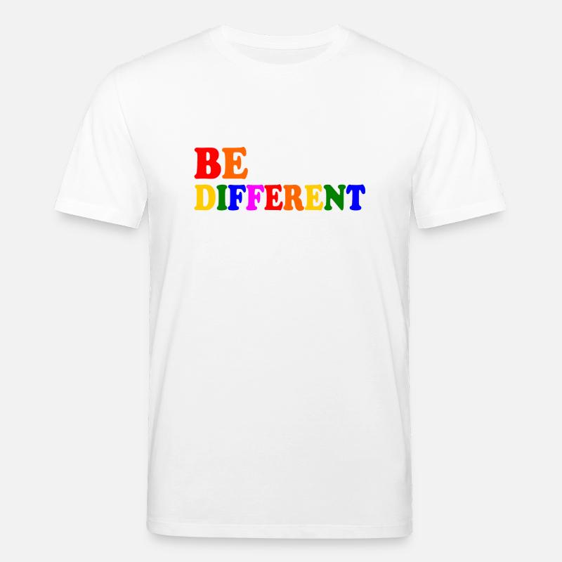 Be different - T-shirt bio CREATOR Stanley/Stella Unisexe - blanc