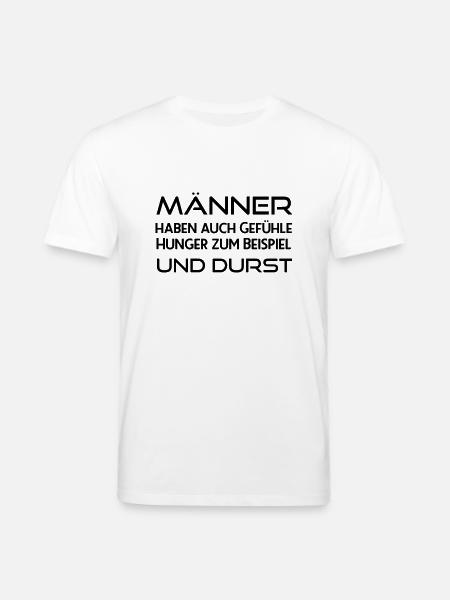 Durstige Männer - Stanley/Stella Unisex Bio-T-Shirt CREATOR - Weiß