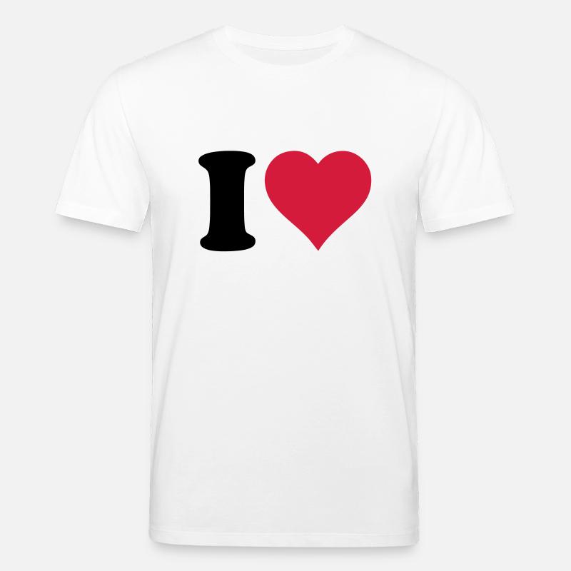 i_love - Stanley/Stella Unisex Bio-T-Shirt CREATOR  - Weiß