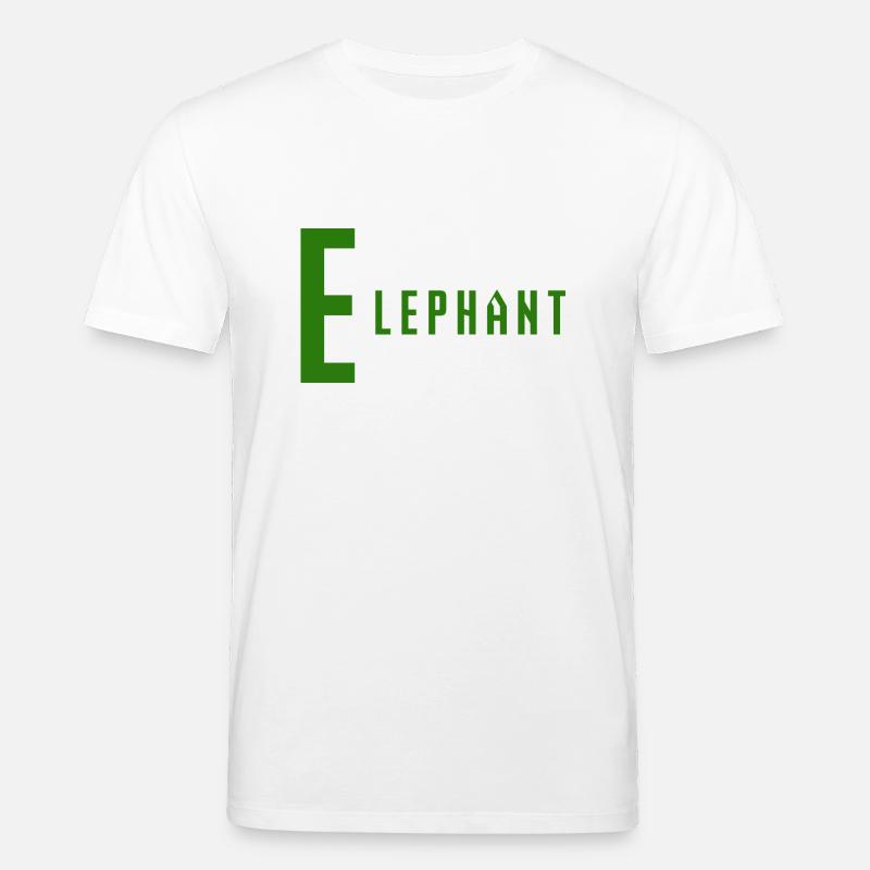 Éléphant - T-shirt bio CREATOR Stanley/Stella Unisexe - blanc