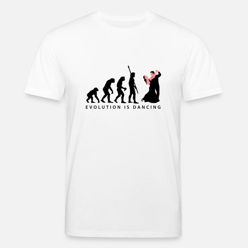 evolution_tanzpaar_b_2c - T-shirt bio CREATOR Stanley/Stella Unisexe - blanc