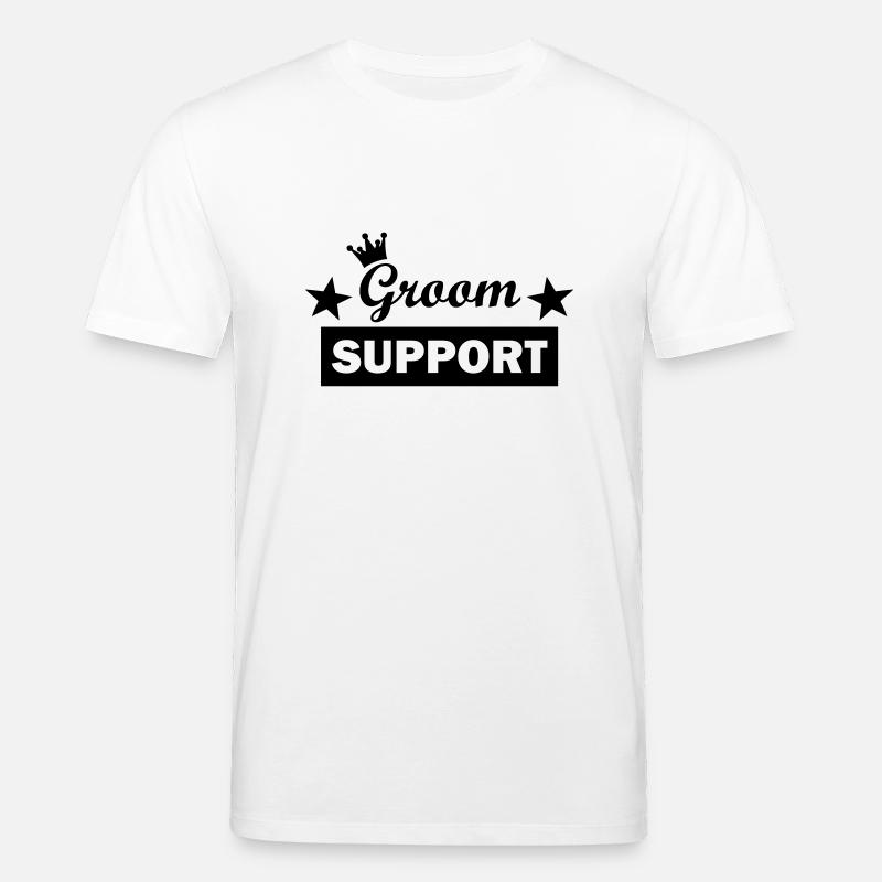 groom support - Stanley/Stella Unisex Bio-T-Shirt CREATOR  - Weiß