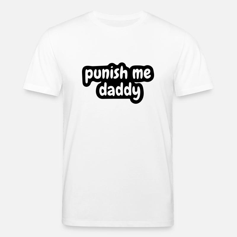 punis-moi papa - T-shirt bio CREATOR Stanley/Stella Unisexe - blanc