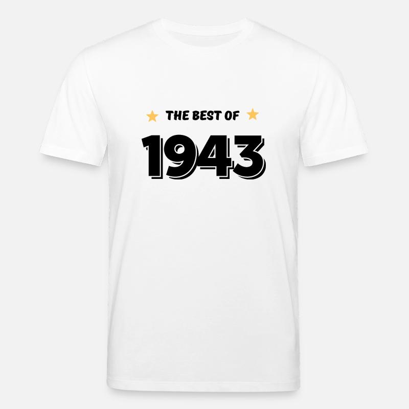Das Beste von 1943 - Stanley/Stella Unisex Bio-T-Shirt CREATOR  - Weiß