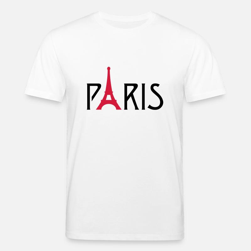 Paris Eiffelturm - Stanley/Stella Unisex Bio-T-Shirt CREATOR  - Weiß