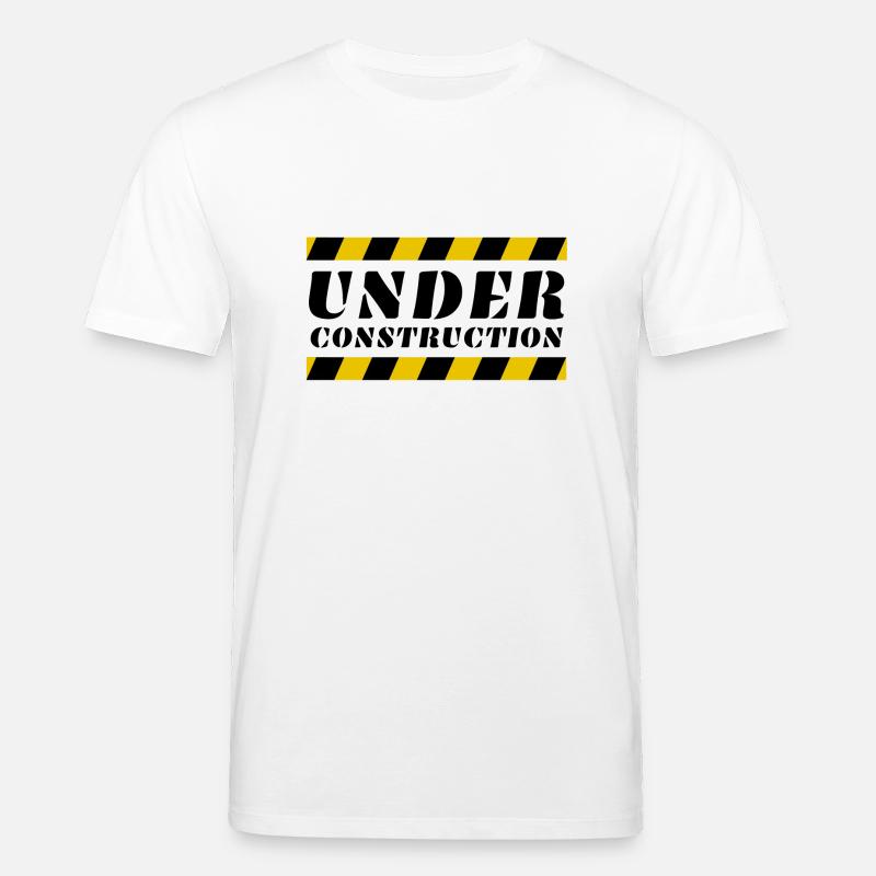 Under Construction - Stanley/Stella Unisex Bio-T-Shirt CREATOR  - Weiß
