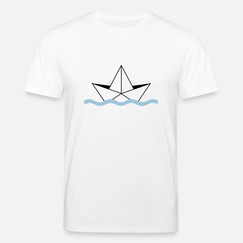 Papierschiff - Stanley/Stella Unisex Bio-T-Shirt CREATOR  - Weiß