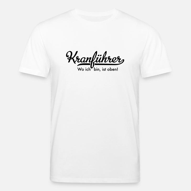 Kranführer - Stanley/Stella Unisex Bio-T-Shirt CREATOR  - Weiß