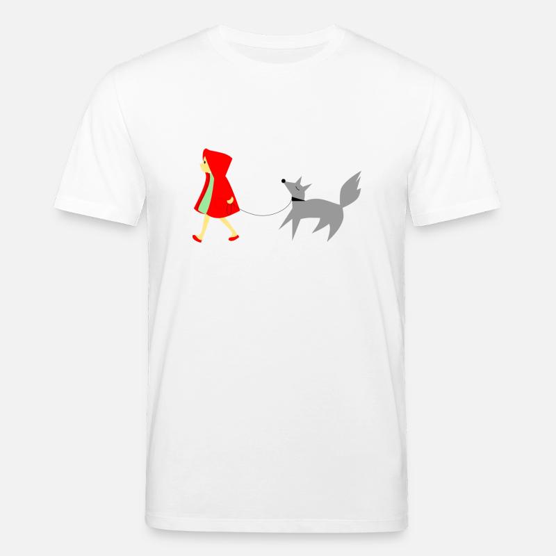 Rotkäppchen und der Wolf - Stanley/Stella Unisex Bio-T-Shirt CREATOR  - Weiß