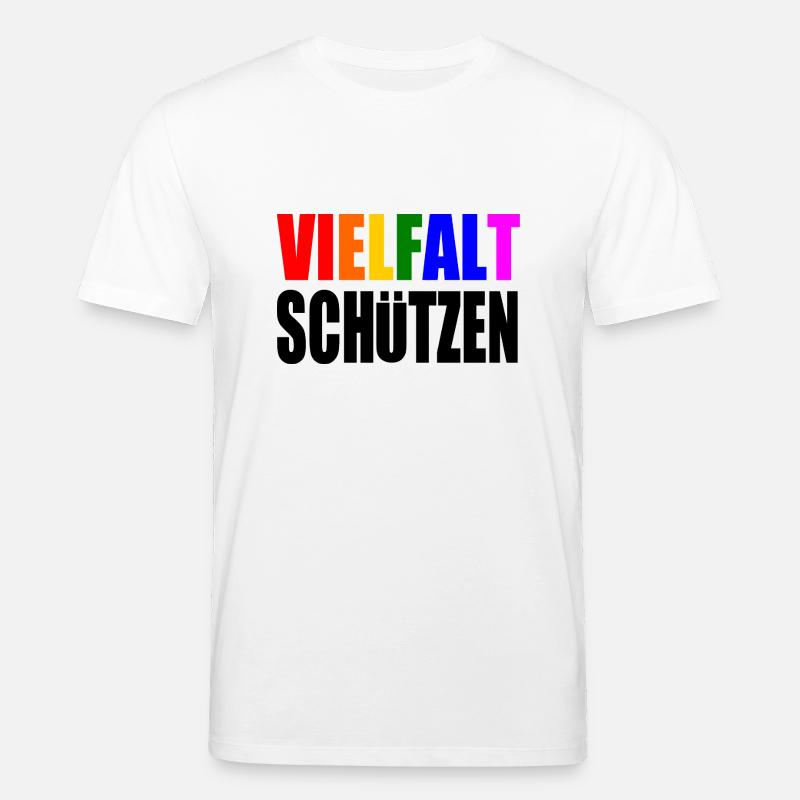 vielfalt schützen - Stanley/Stella Unisex Bio-T-Shirt CREATOR  - Weiß