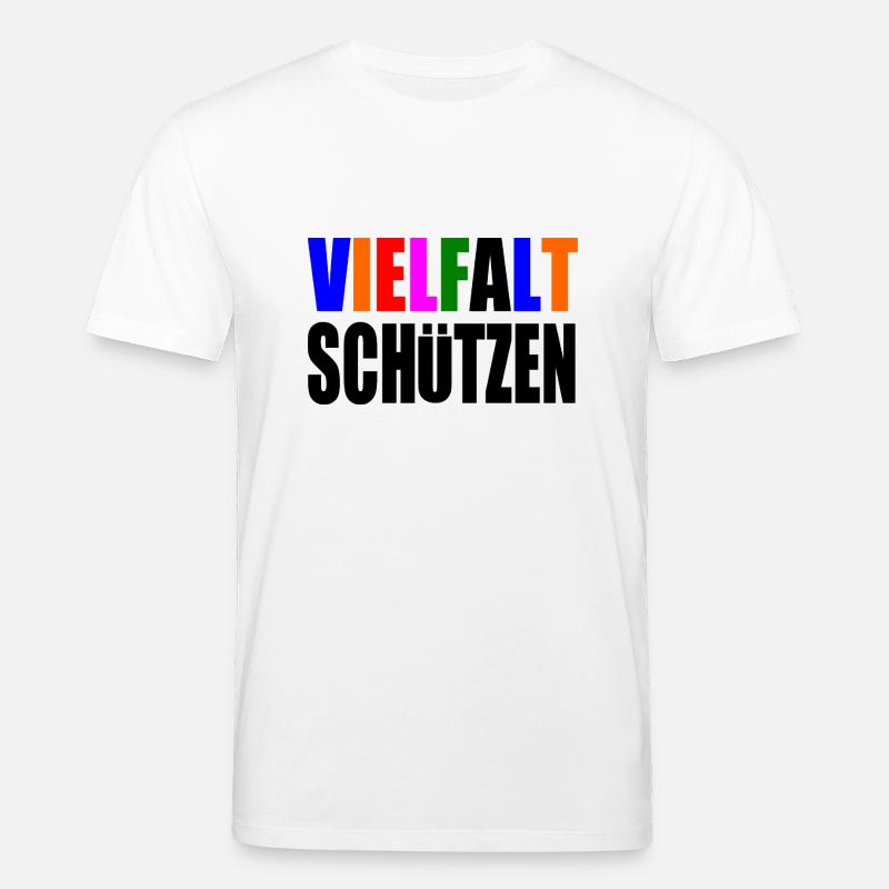 vielfalt schützen - Stanley/Stella Unisex Bio-T-Shirt CREATOR  - Weiß