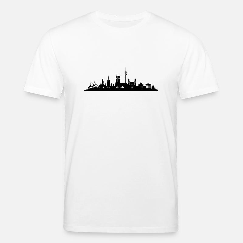 Skyline München - Stanley/Stella Unisex Bio-T-Shirt CREATOR  - Weiß