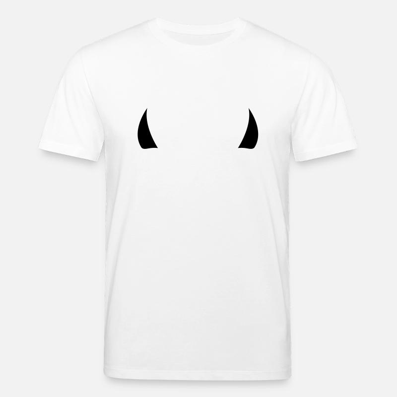 devil horns - Stanley/Stella CREATOR Unisex Organic T-Shirt - white