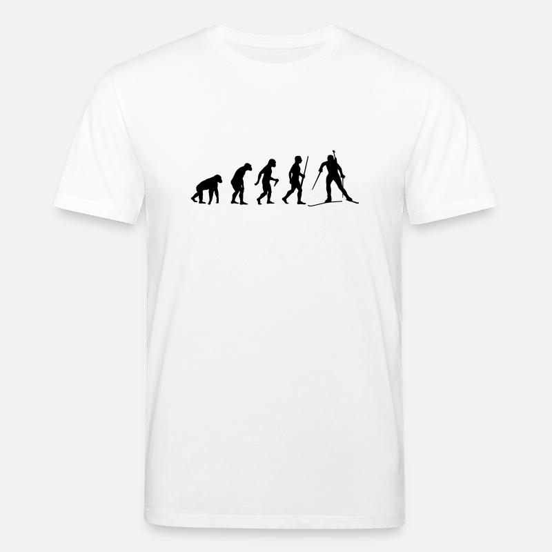 Biathlon Evolution - Stanley/Stella Unisex Bio-T-Shirt CREATOR  - Weiß