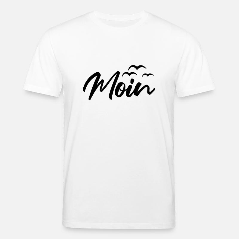 Moin Möwen - Stanley/Stella Unisex Bio-T-Shirt CREATOR  - Weiß