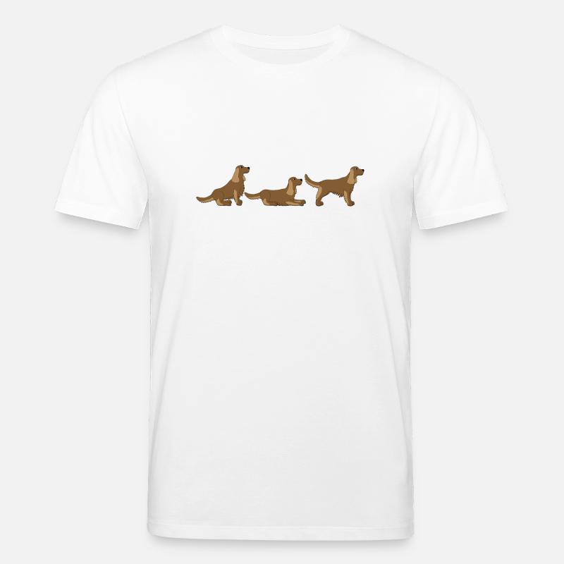 place get Cocker Spaniel - Stanley/Stella CREATOR Unisex Organic T-Shirt - white