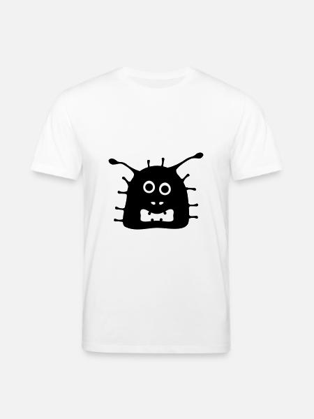 Covi the crazy corona virus - Stanley/Stella CREATOR Unisex Organic T-Shirt - white