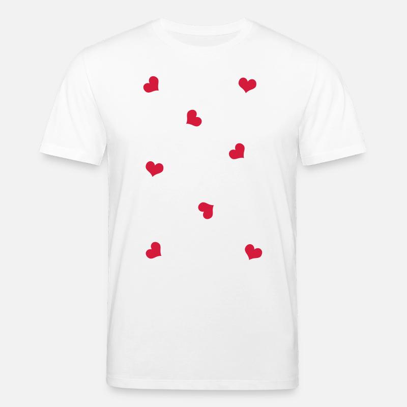 hearts - Stanley/Stella Unisex Bio-T-Shirt CREATOR - Weiß