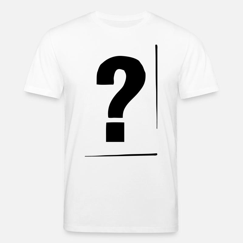 Fragezeichen - TimotheeDesign - Stanley/Stella Unisex Bio-T-Shirt CREATOR - Weiß