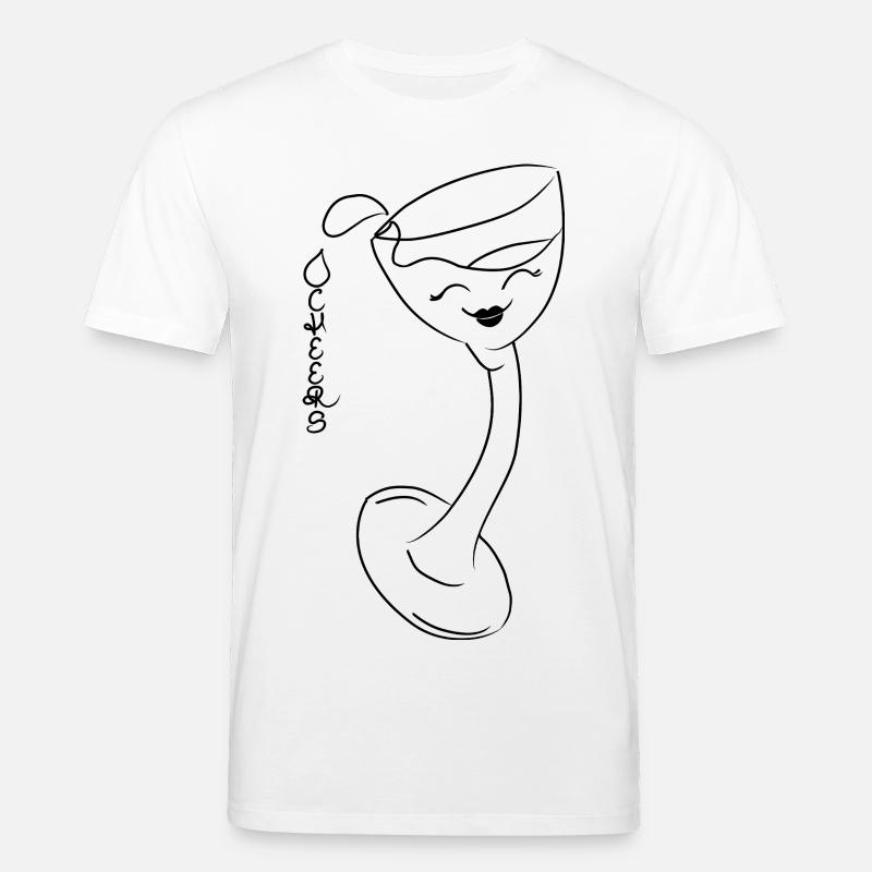 Cheers! - Stanley/Stella Unisex Bio-T-Shirt CREATOR  - Weiß