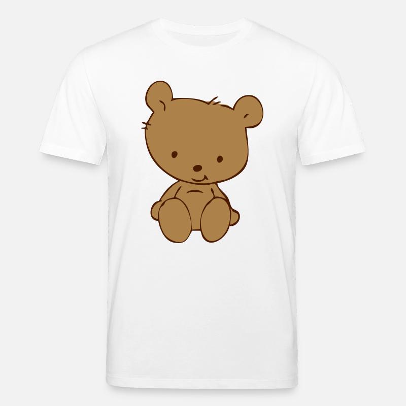 Toy Teddy Bear (vector) - Stanley/Stella Unisex Bio-T-Shirt CREATOR  - Weiß
