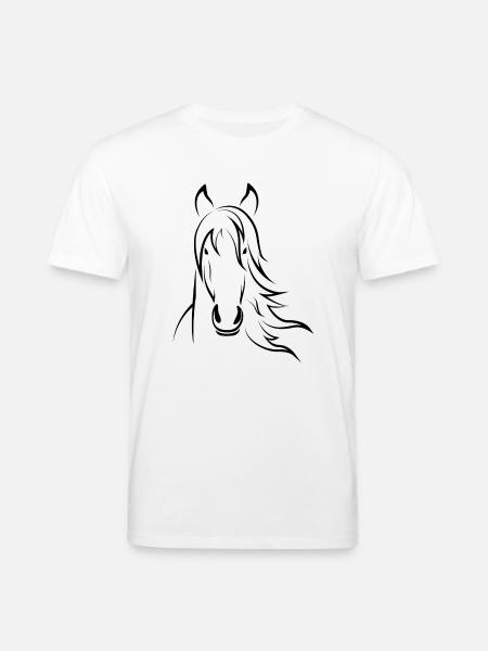 Horsehead - Stanley/Stella CREATOR Unisex Organic T-Shirt - white