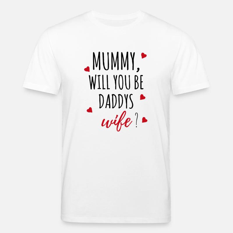 Heiratsantrag Antrag Mummy Geschenk Idee - Stanley/Stella Unisex Bio-T-Shirt CREATOR  - Weiß