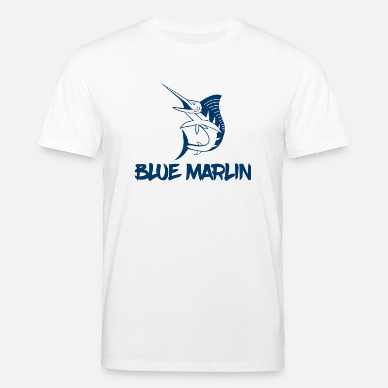 Pêcheurs - Pêche - Blue Marlin - Cadeau - T-shirt bio CREATOR Stanley/Stella Unisexe - blanc