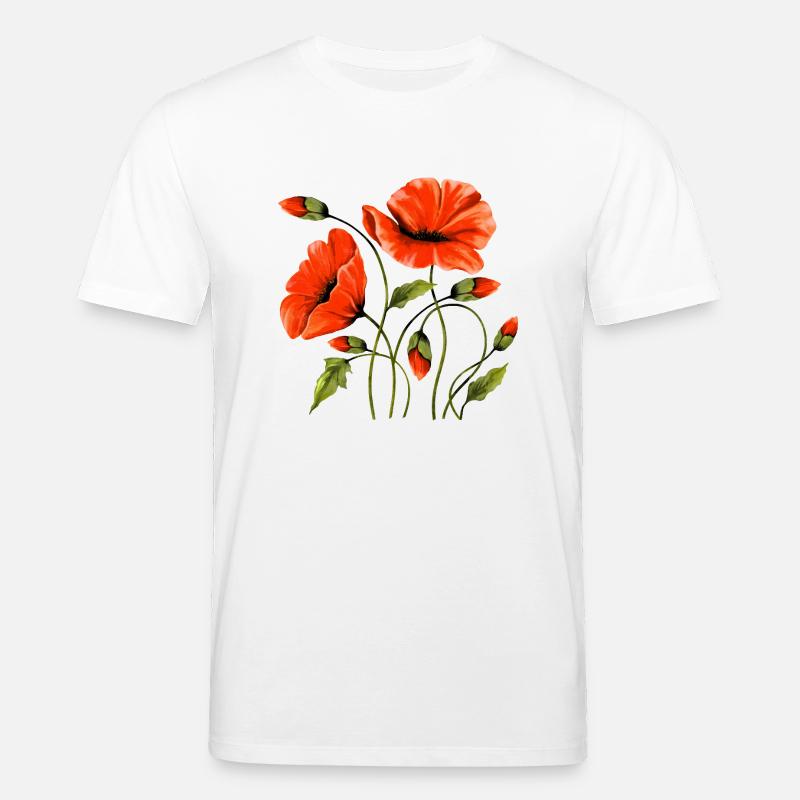 Blumen - Stanley/Stella Unisex Bio-T-Shirt CREATOR  - Weiß