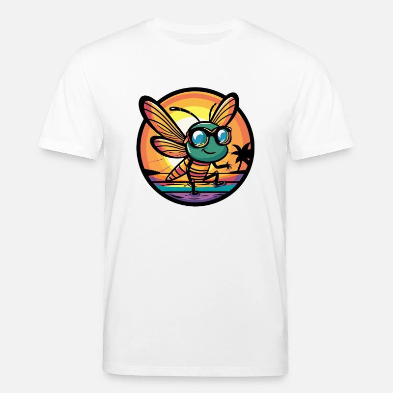 Libelle Cool Comic - Stanley/Stella Unisex Bio-T-Shirt CREATOR  - Weiß