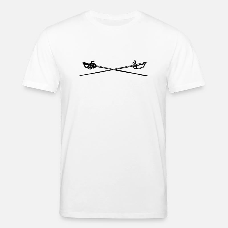 Escrime épée fleurette parade samurai12 - T-shirt bio CREATOR Stanley/Stella Unisexe - blanc