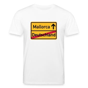 Mallorca - Stanley/Stella Unisex Bio-T-Shirt CREATOR  - Weiß - Vorne - Alina (178cm) & Michal (187cm)