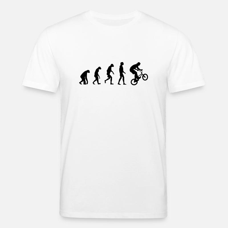 Evolution of BMX - T-shirt bio CREATOR Stanley/Stella Unisexe - blanc