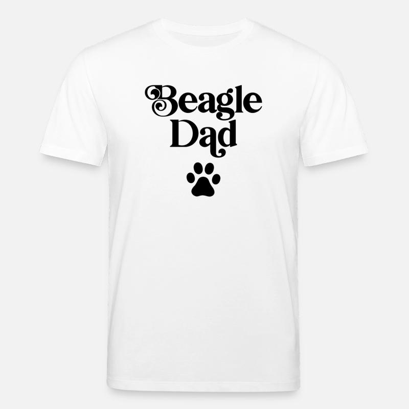 Beagle Vater - Stanley/Stella Unisex Bio-T-Shirt CREATOR  - Weiß