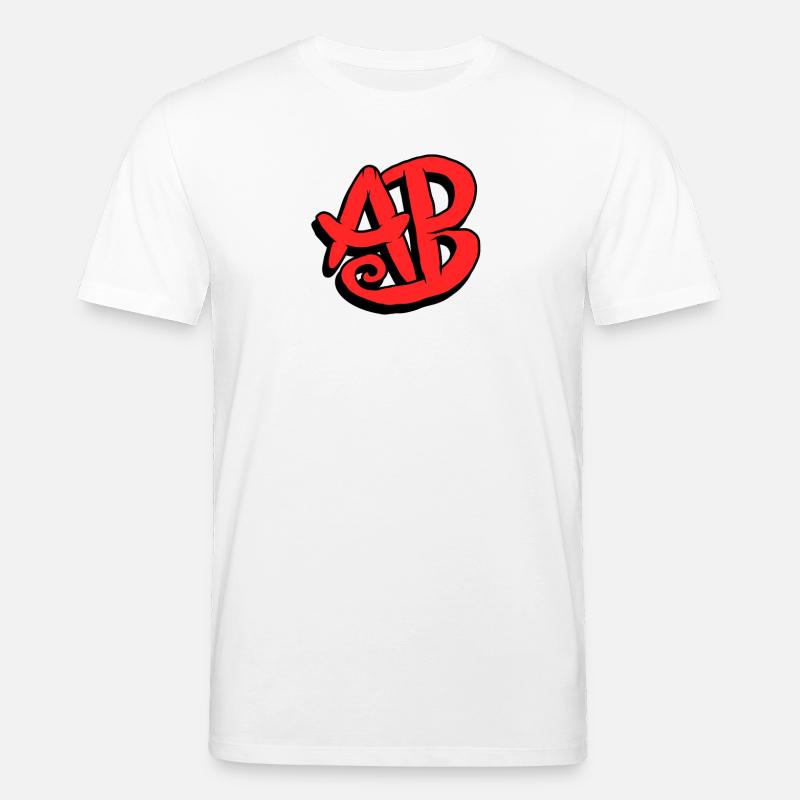 Graffiti Initialen AB - Stanley/Stella Unisex Bio-T-Shirt CREATOR  - Weiß