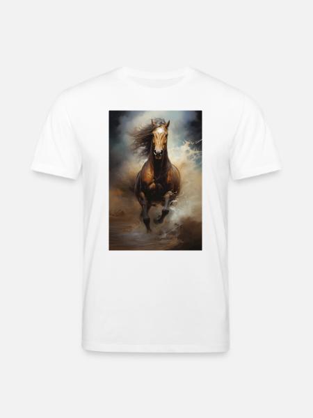 Pferd - Stanley/Stella Unisex Bio-T-Shirt CREATOR  - Weiß